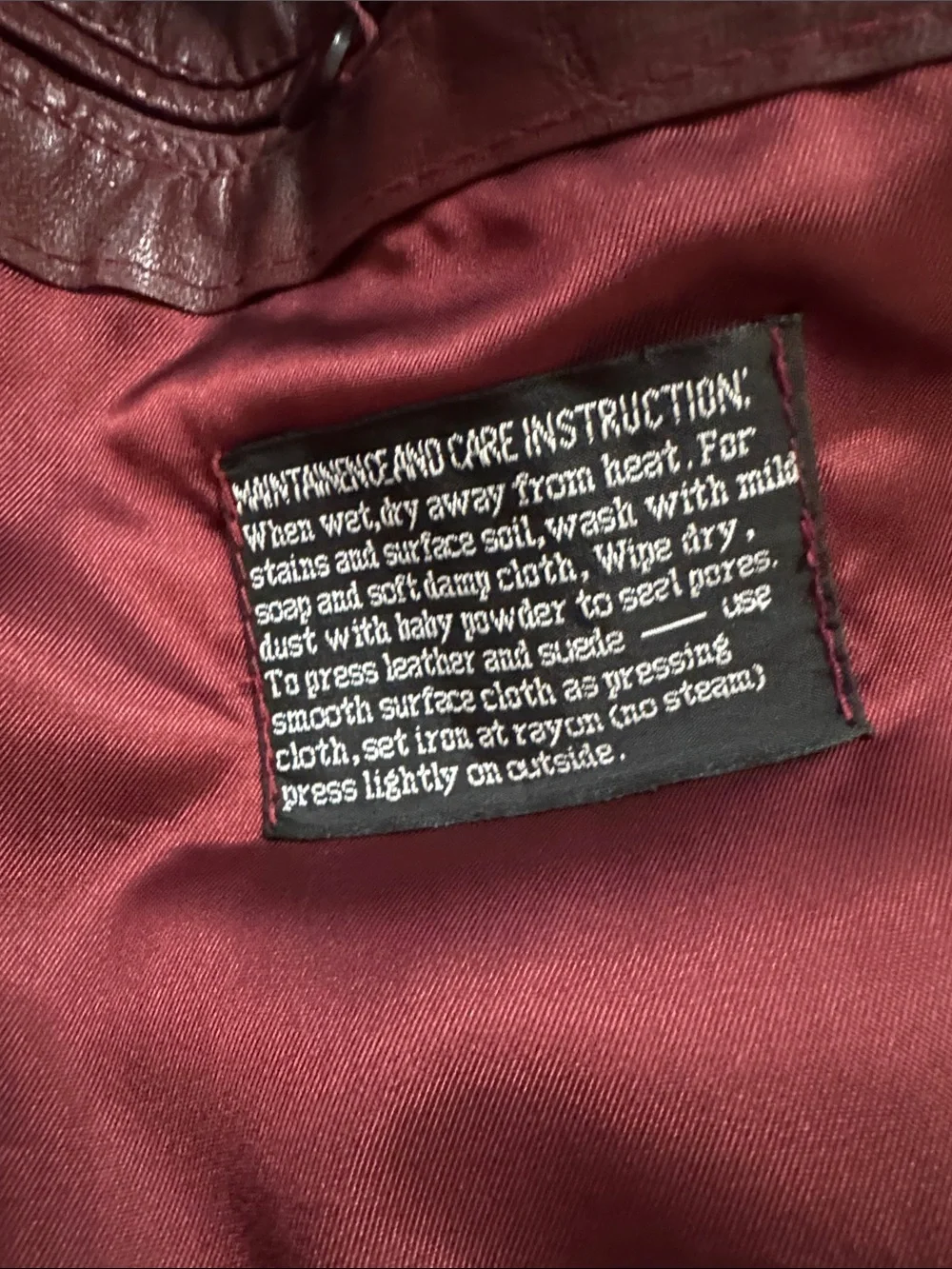 Vintage 70s Penthouse Oxblood Genuine Leather Blazer Jacket Unisex 42